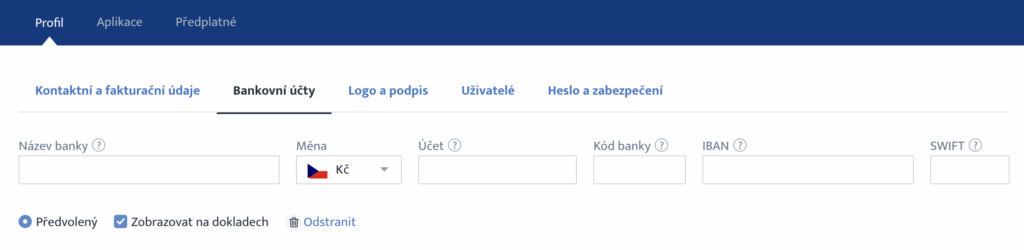 Bankovní účet